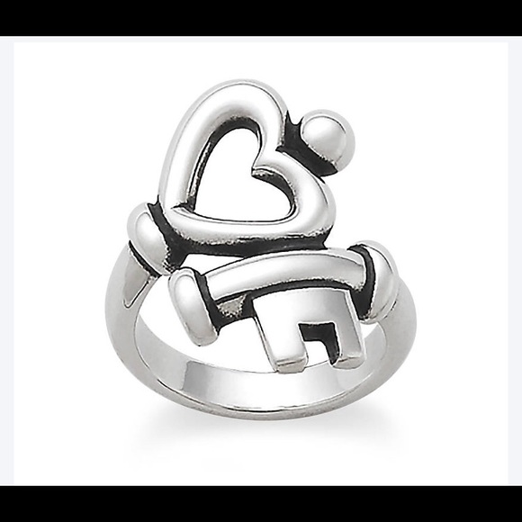 James Avery Jewelry - 🛍SALE! JAMES AVERY KEY TO MY HEART SILVER RING!